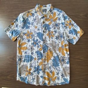 O'Neill Classic Fit Size XL Floral Aloha Shirt Short Sleeve Button Up